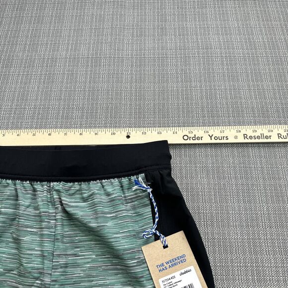 Chubbies Board Shorts Men Small The Comets Athlounger Green Swim Trunks Suit New - Picture 6 of 12